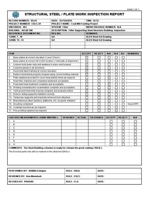 structural metal inspection pdf